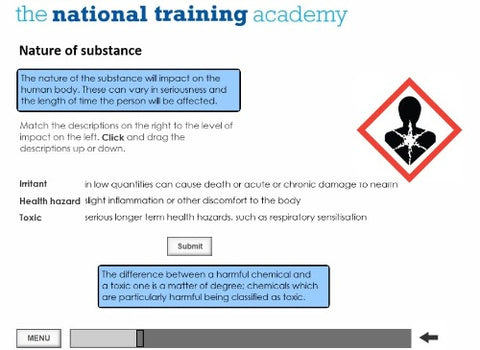 Control of Substances Hazardous to Health SCORM File