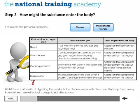 Control of Substances Hazardous to Health SCORM File