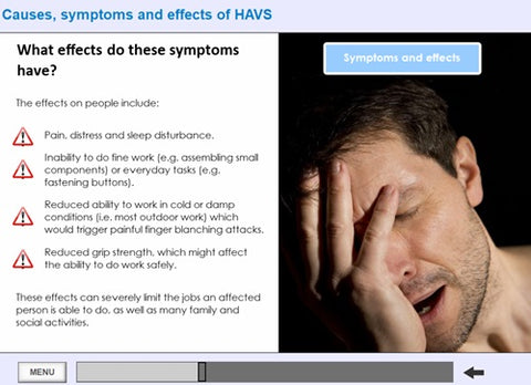 Hand Arms Vibration Syndrome HAVS screen shot 3