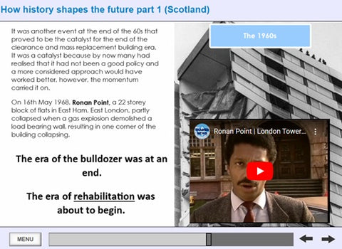 History of Social Housing in Scotland Online Training - screen shot 4