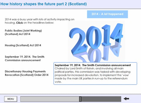 History of Social Housing in Scotland Online Training - screen shot 7