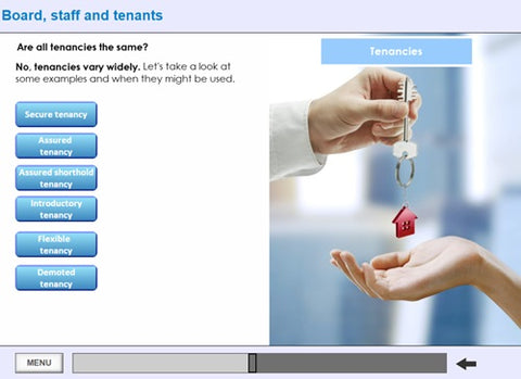 An introduction to social housing online training - Screen shot 6