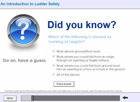 Ladder Safety Screenshot 1