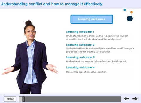 Managing conflict for managers screen shot 1