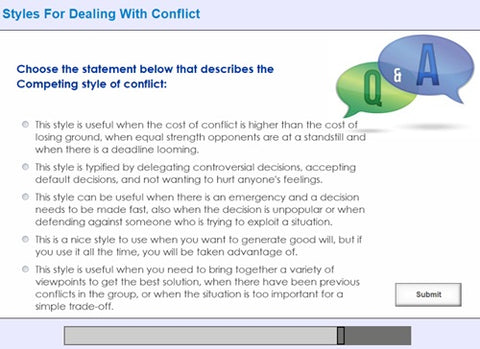 Managing conflict for managers screen shot 7