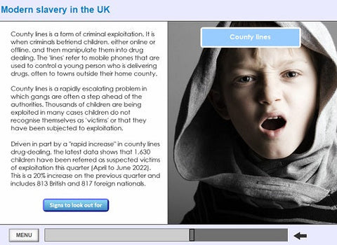 An introduction to modern slavery screen shot 5