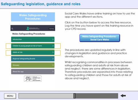 Safeguarding for Managers (Wales) SCORM File