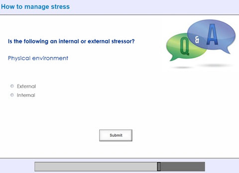 Stress Awareness for Managers Online Training - screen shot 8