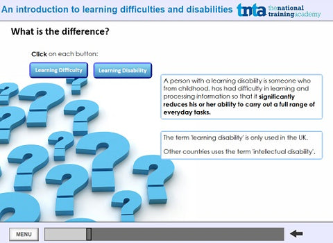 Learning Disability Awareness (Adults) SCORM File