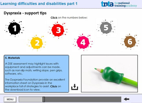 Learning Disability Awareness (Adults) SCORM File