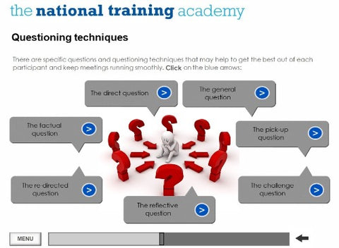 Chairperson Skills in an Organisation Online Training screen shot 7
