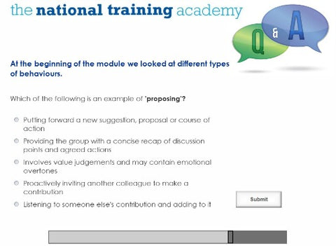 Chairperson Skills in an Organisation Online Training screen shot 8